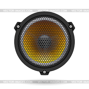 Realistic speaker - vector image
