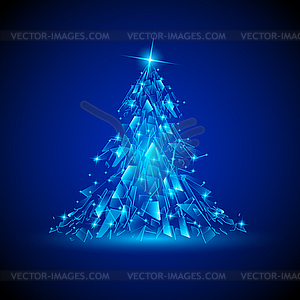 Christmas tree - vector image