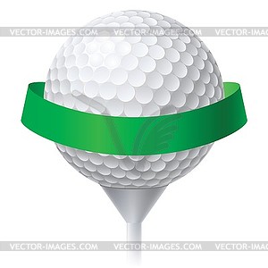 Golf Ball - vector clipart