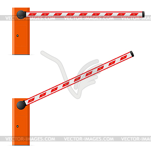 Construction barricade - vector image