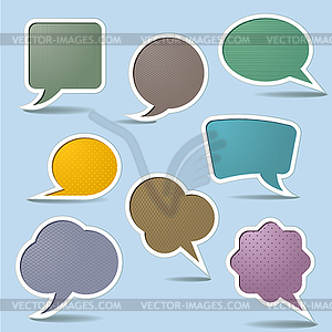 Collection Speech Bubbles - vector clipart