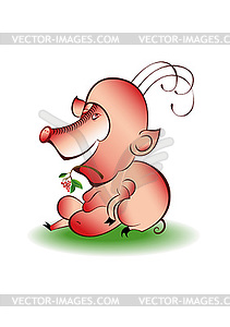 Pig - vector image