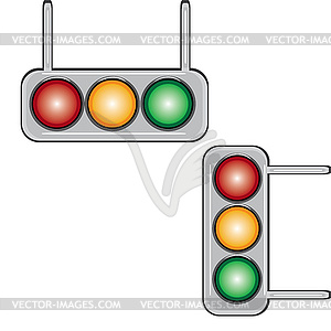 Traffic lights - vector image