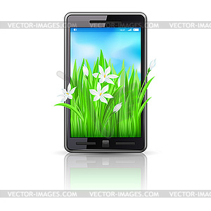 Mobile phone - vector clipart