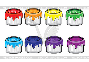 Paint Cans - vector image