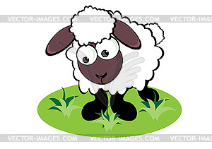 Cartoon Sheep - vector clipart