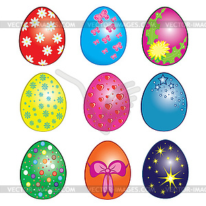 Easter eggs - vector clipart