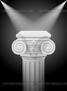 Ionic column - vector image