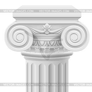 Ionic column - vector image