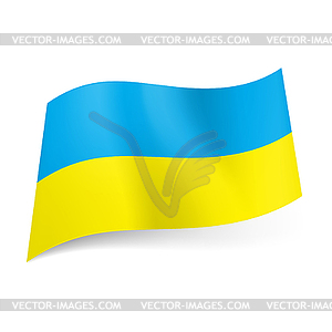 Ukraine state flag - vector image