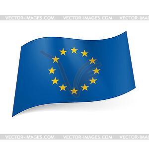 Flag of European Union - vector clipart