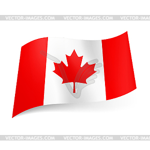 Государственный флаг Канады - клипарт в формате EPS