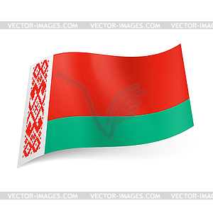 State flag of Belarus - vector image