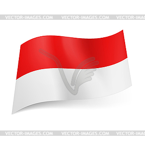 State flag of Indonesia - vector image