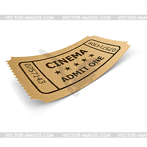 Cinema ticket  - vector clipart