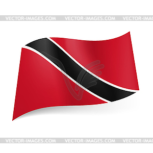 State flag of Trinidad and Tobago - vector image