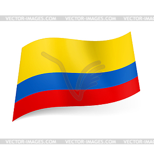 Государственный флаг Колумбии - клипарт в векторе / векторное изображение