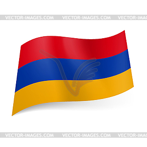 State flag of Armenia - vector image