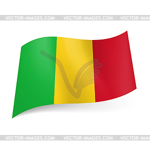 State flag of Mali - vector image