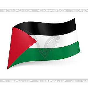 State flag of Palestine - vector clipart