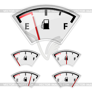 Топливо индикатор - клипарт в векторе