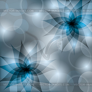 Abstract background with stylish flower lily - vector clipart