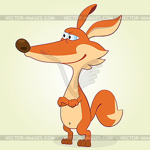 Fox - stock vector clipart