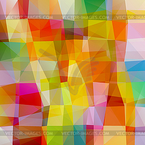 Multicolored mosaic pixel - vector clipart