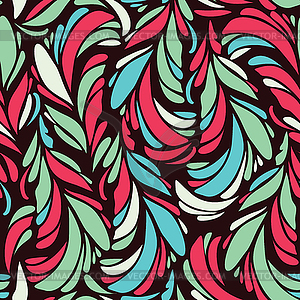Seamless pattern with stylized scale - color vector clipart