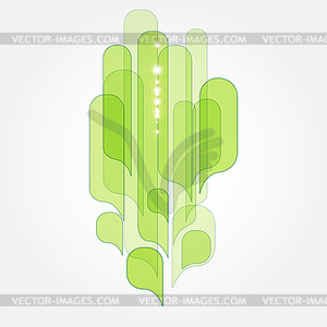 Safe ecology environment concept background - vector clip art