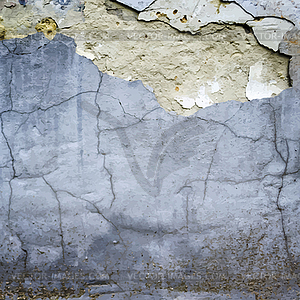 Cracked stucco wall texture - vector clip art