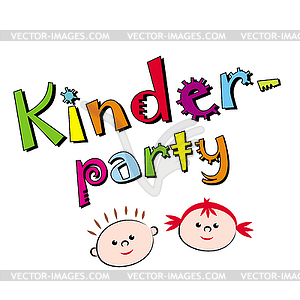 Children party - vector image