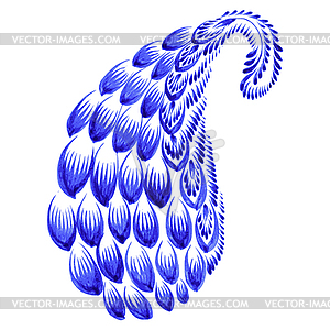Floral decorative ornament - vector EPS clipart