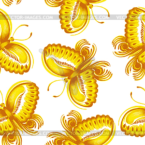 Seamless floral pattern - vector clipart