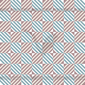 Abstract pattern of squares and stripes - vector image