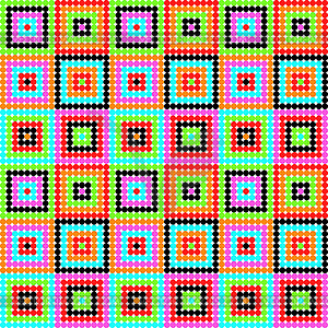 Геометрические яркие бесшовные фон - цветной векторный клипарт