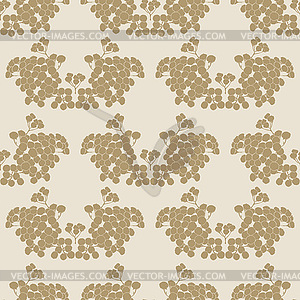 Seamless background with floral pattern - vector clipart