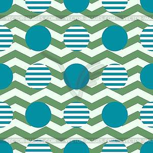 Seamless pattern with zigzag - vector image