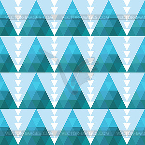 Seamless geometric background with triangles - vector clip art