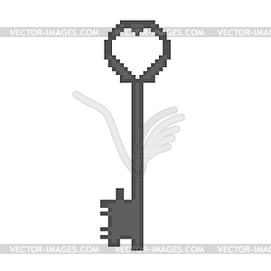 Key isolated on a white background - vector clipart