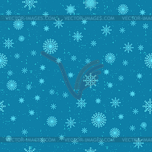 Snow seamless background - vector image