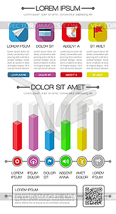 UI, infographics and web elements - vector clipart