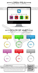 Ui, infographics and web elements  - vector clipart