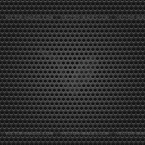 Seamless texture of metal surface dotted - vector clipart