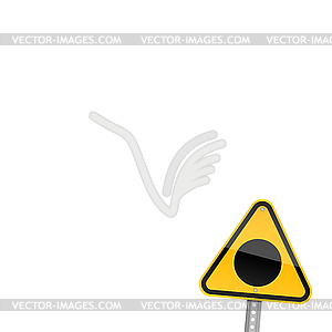 warning sign clip art black and white