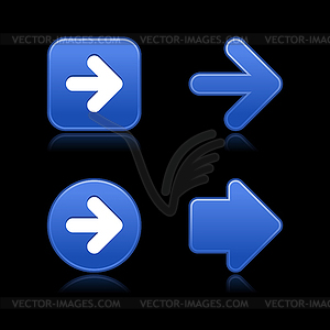 Глянцевая веб 2.0 знаки - стрелки - графика в векторном формате