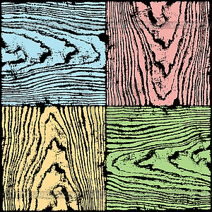 Wood texture background seamless patterns - vector image