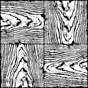 Wood texture backgrounds - vector clipart