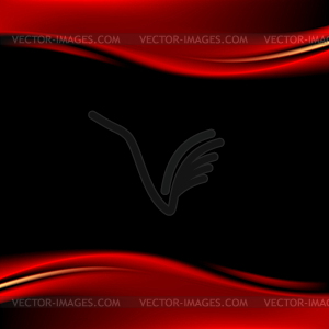 Red and black abstract background - vector image