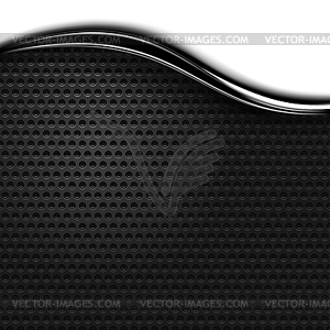 Metal dot perforated texture - vector image